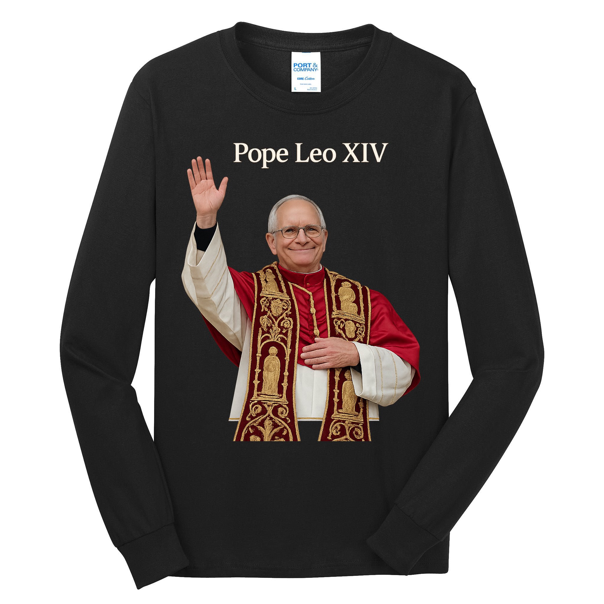 Pope Leo XIV Tall Long Sleeve T-Shirt