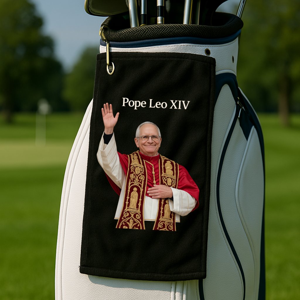 Pope Leo XIV Golf Towel
