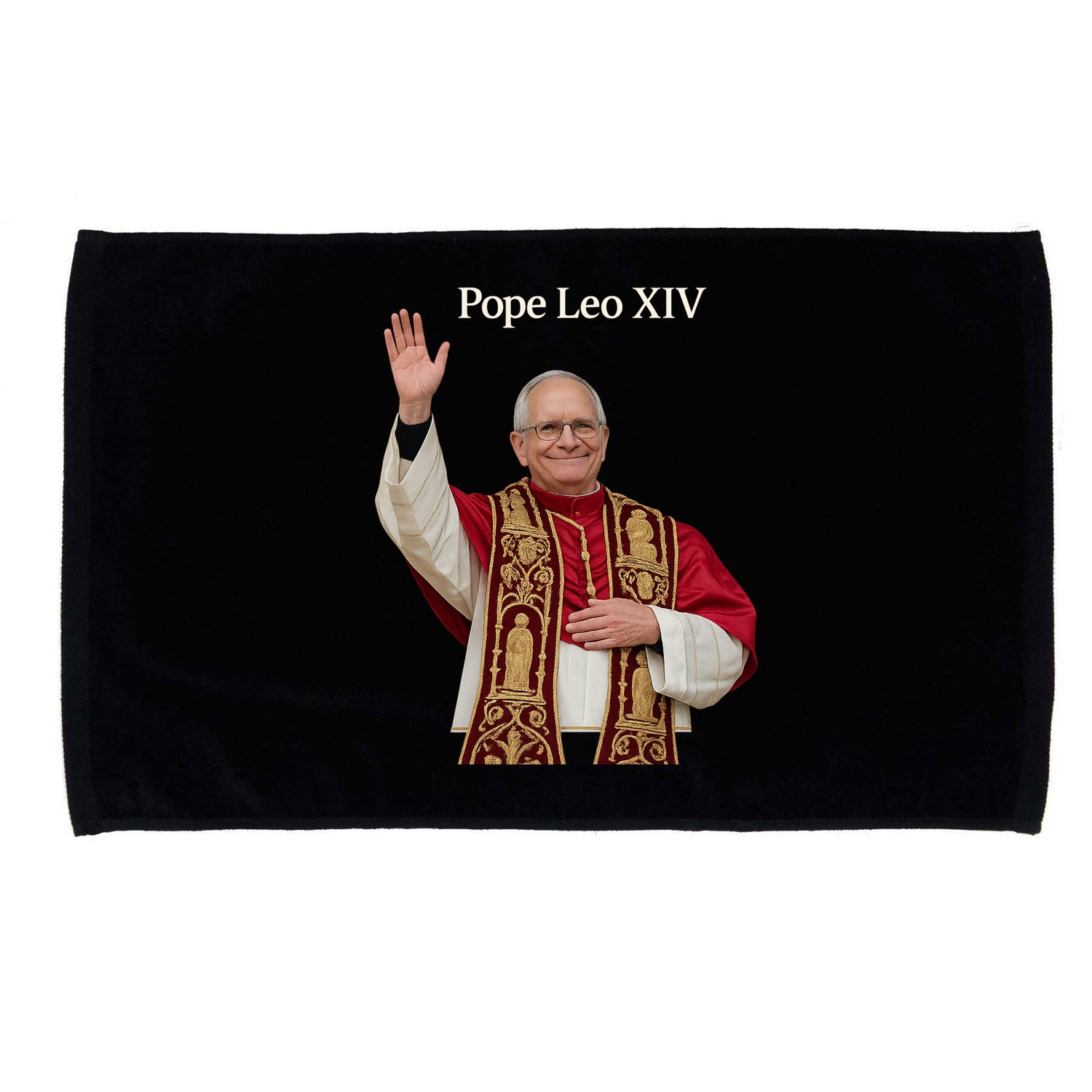 Pope Leo XIV Microfiber Hand Towel