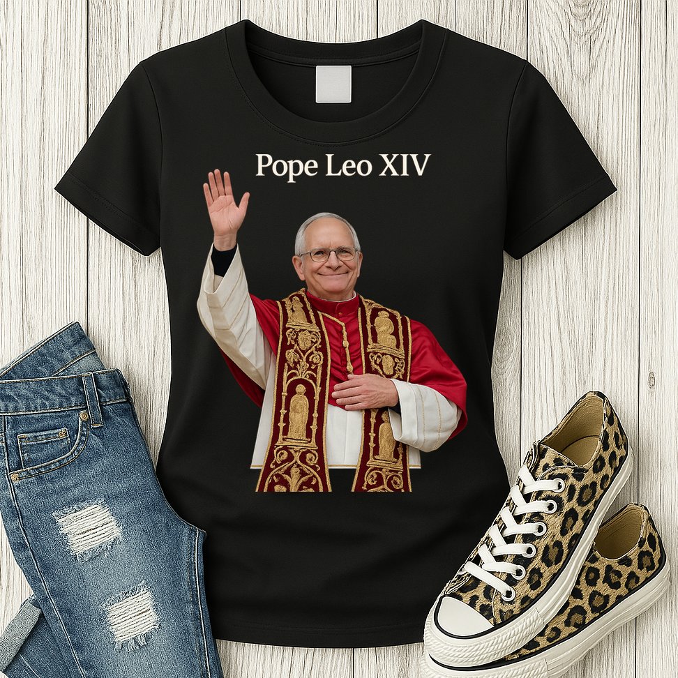 Pope Leo XIV Womens T-Shirt