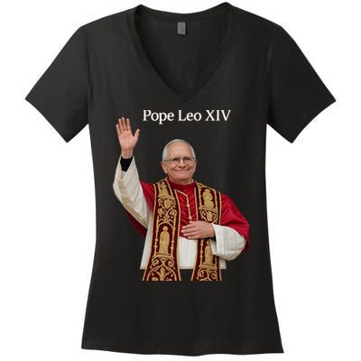 Pope Leo XIV Women's V-Neck T-Shirt