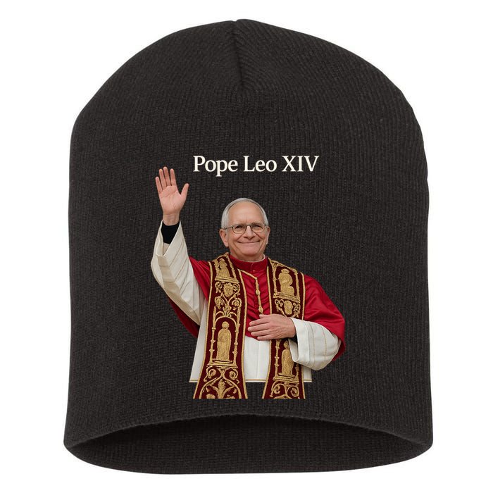 Pope Leo XIV Short Acrylic Beanie