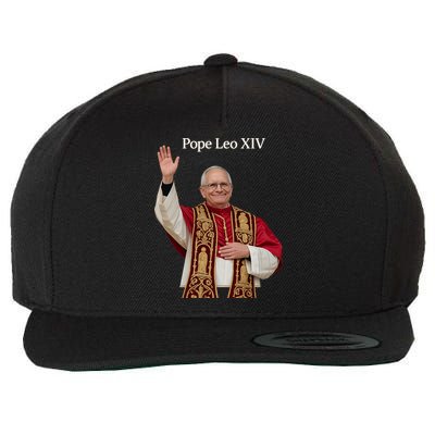 Pope Leo XIV Wool Snapback Cap