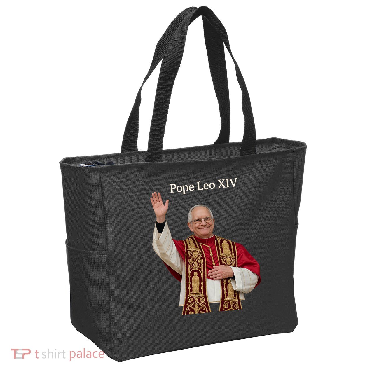 Pope Leo XIV Zip Tote Bag