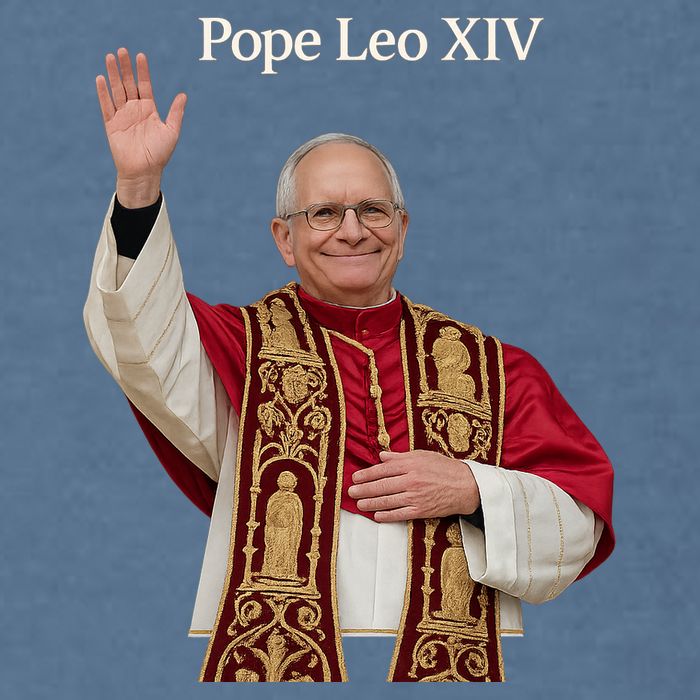 Pope Leo XIV Garment-Dyed Sweatshirt