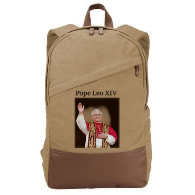 Pope Leo XIV Robert Prevost Cotton Canvas Backpack