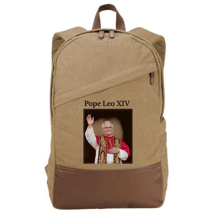 Pope Leo XIV Robert Prevost Cotton Canvas Backpack