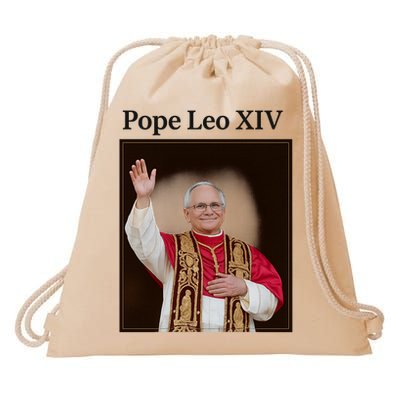 Pope Leo XIV Robert Prevost Drawstring Bag