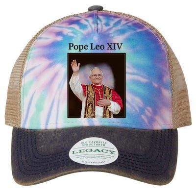 Pope Leo XIV Robert Prevost Legacy Tie Dye Trucker Hat