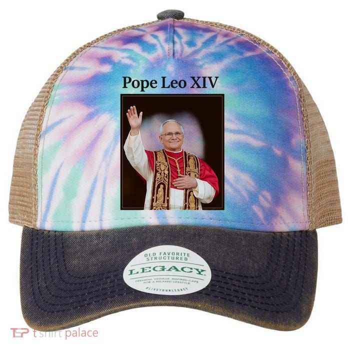 Pope Leo XIV Robert Prevost Legacy Tie Dye Trucker Hat