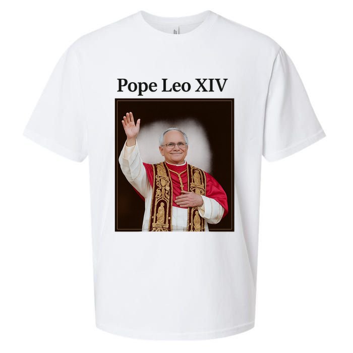 Pope Leo XIV Robert Prevost Sueded Cloud Jersey T-Shirt