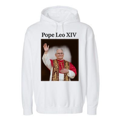 Pope Leo XIV Robert Prevost Garment-Dyed Fleece Hoodie