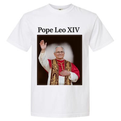 Pope Leo XIV Robert Prevost Garment-Dyed Heavyweight T-Shirt