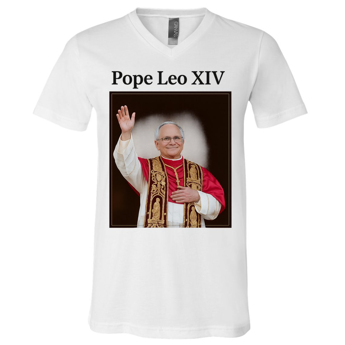 Pope Leo XIV Robert Prevost V-Neck T-Shirt