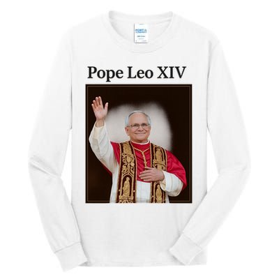 Pope Leo XIV Robert Prevost Tall Long Sleeve T-Shirt