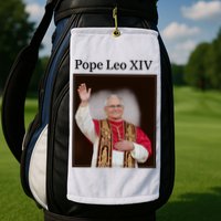 Pope Leo XIV Robert Prevost Golf Towel