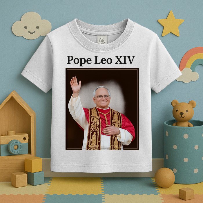Pope Leo XIV Robert Prevost Toddler T-Shirt
