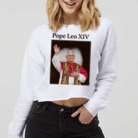Pope Leo XIV Robert Prevost Cropped Pullover Crew