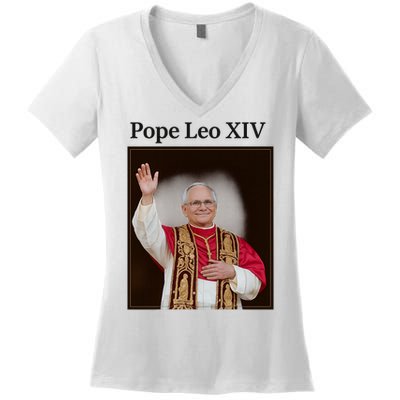 Pope Leo XIV Robert Prevost Women's V-Neck T-Shirt