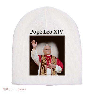 Pope Leo XIV Robert Prevost Short Acrylic Beanie