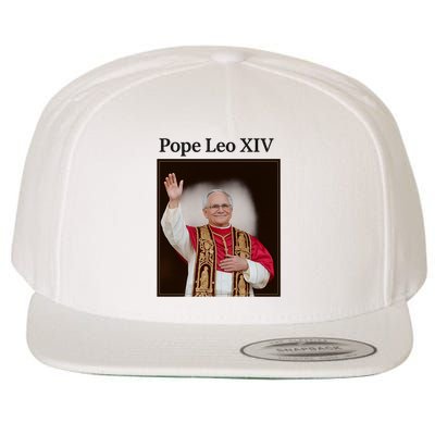 Pope Leo XIV Robert Prevost Wool Snapback Cap