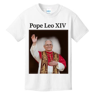 Pope Leo XIV Robert Prevost Kids T-Shirt