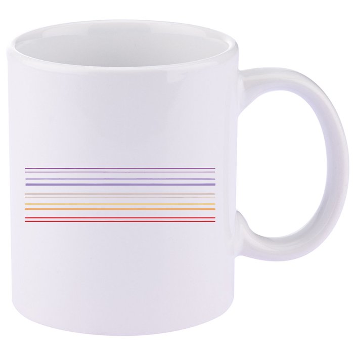 Pretty Lights X Jiberish 11oz C Handle Ceramic Mug