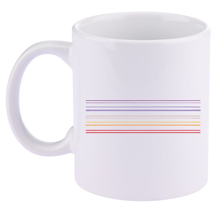 Pretty Lights X Jiberish 11oz C Handle Ceramic Mug