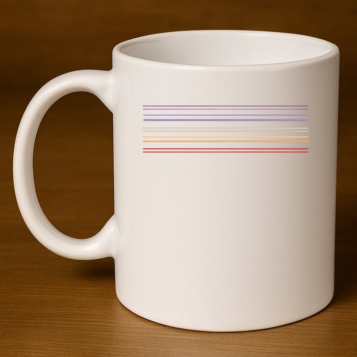 Pretty Lights X Jiberish 11oz C Handle Ceramic Mug