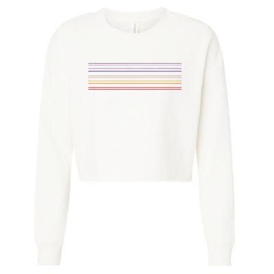 Pretty Lights X Jiberish Cropped Pullover Crew