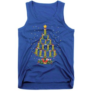 Pickle Lover Xmas Gift Matching Family Pickle Christmas Tree Gift Tank Top