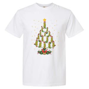 Pickle Lover Xmas Gift Matching Family Pickle Christmas Tree Gift Garment-Dyed Heavyweight T-Shirt