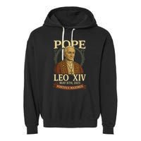 Pope Leo XIV  Pontifex Maximus May 8th, 2025 Garment-Dyed Fleece Hoodie