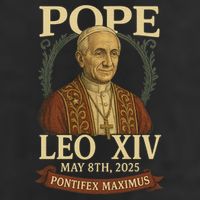 Pope Leo XIV  Pontifex Maximus May 8th, 2025 Garment-Dyed Fleece Hoodie