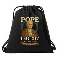 Pope Leo XIV  Pontifex Maximus May 8th, 2025 Drawstring Bag