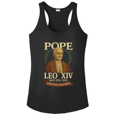 Pope Leo XIV  Pontifex Maximus May 8th, 2025 Ladies PosiCharge Competitor Racerback Tank