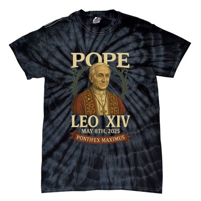 Pope Leo XIV  Pontifex Maximus May 8th, 2025 Tie-Dye T-Shirt