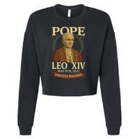 Pope Leo XIV  Pontifex Maximus May 8th, 2025 Cropped Pullover Crew