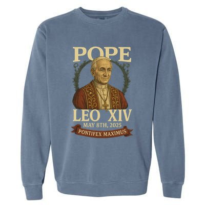 Pope Leo XIV  Pontifex Maximus May 8th, 2025 Garment-Dyed Sweatshirt
