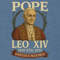 Pope Leo XIV  Pontifex Maximus May 8th, 2025 Garment-Dyed Sweatshirt