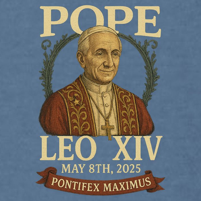 Pope Leo XIV  Pontifex Maximus May 8th, 2025 Garment-Dyed Sweatshirt