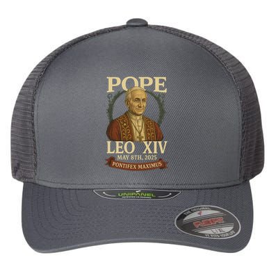 Pope Leo XIV  Pontifex Maximus May 8th, 2025 Flexfit Unipanel Trucker Cap