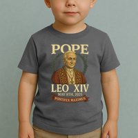 Pope Leo XIV  Pontifex Maximus May 8th, 2025 Toddler T-Shirt