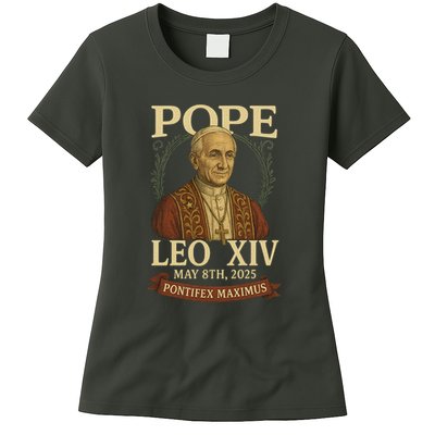 Pope Leo XIV  Pontifex Maximus May 8th, 2025 Womens T-Shirt