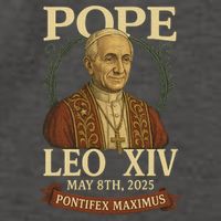 Pope Leo XIV  Pontifex Maximus May 8th, 2025 Vector Backpack