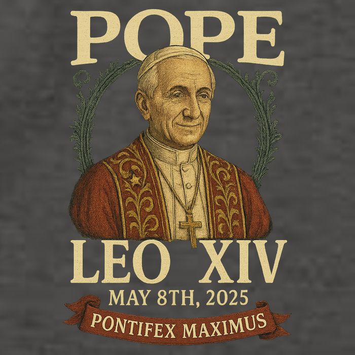 Pope Leo XIV  Pontifex Maximus May 8th, 2025 Vector Backpack