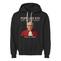 Pope Leo XIV First American Pontiff May 8th 2025 Garment-Dyed Fleece Hoodie