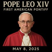 Pope Leo XIV First American Pontiff May 8th 2025 Button