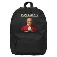 Pope Leo XIV First American Pontiff May 8th 2025 16 in Basic Backpack
