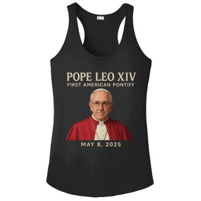 Pope Leo XIV First American Pontiff May 8th 2025 Ladies PosiCharge Competitor Racerback Tank